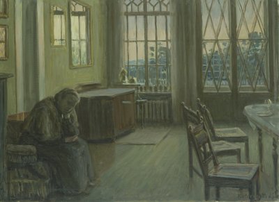 A hora do crepúsculo, 1909 de Leopold Karl Walter von Kalckreuth