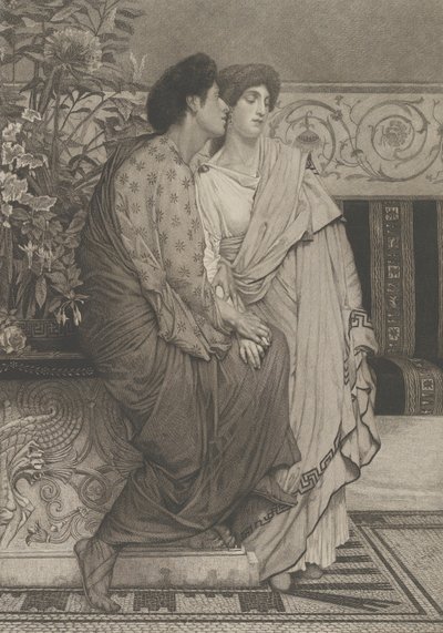 O Primeiro Sussurro de Amor, 1876. de Leopold Lowenstam