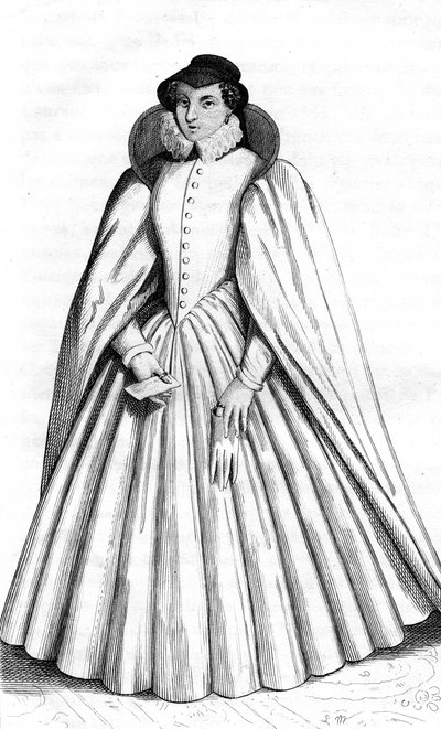 Caterina de Medici, roupa vintage francesa Século XVI Henrique II, Rei de França de Leopold Massard