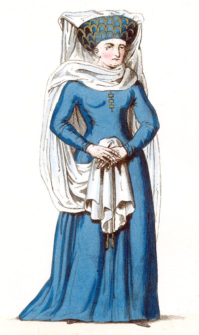 Margarida de Comminges esposa de Arnaud II senhor de Durfort de Leopold Massard
