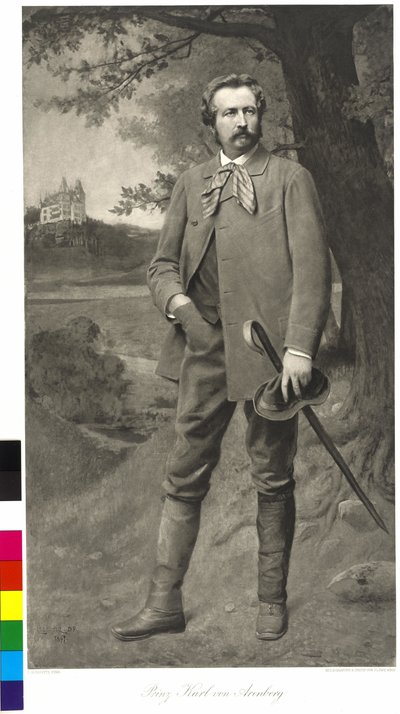Karl príncipe e duque Arenberg de Leopold Stephan (after) Horovitz