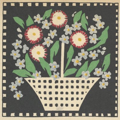 Cesta de Flores, 1907. de Leopoldine Kolbe