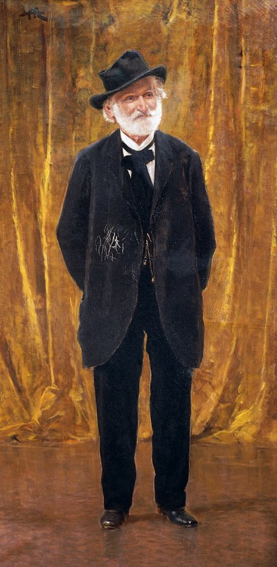 Retrato de Guiseppe Verdi (óleo sobre tela) de Leopoldo Metlicovitz
