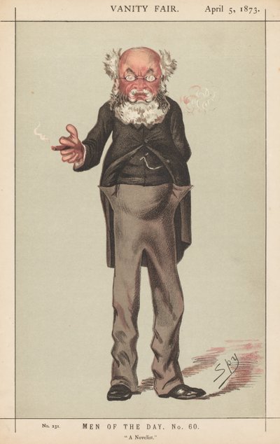 Vanity Fair: Men of the Day, No. 60, "A Novelist" de Leslie Matthew (Spy) Ward