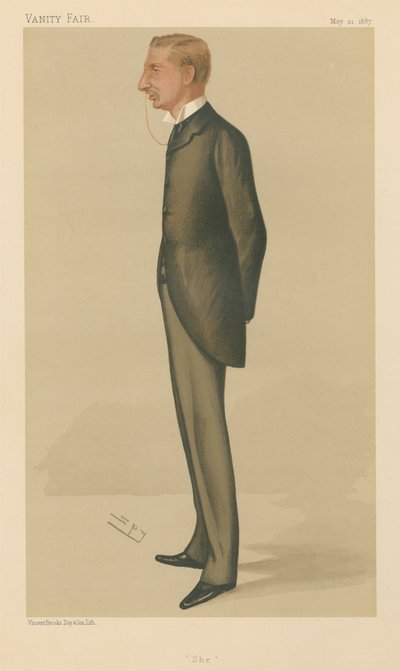 Ela, Henry Rider Haggard (série Vanity Fair) de Leslie Matthew Spy Ward