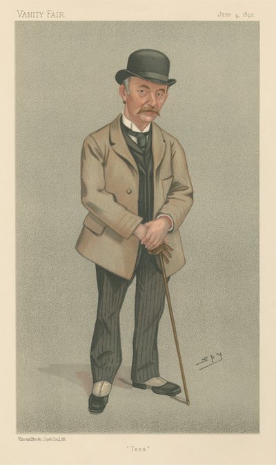 Tess, Thomas Hardy (série Vanity Fair) de Leslie Matthew Spy Ward