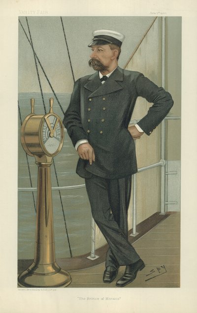 Albert H Charles de Mônaco, o príncipe de Mônaco de Leslie Matthew Ward