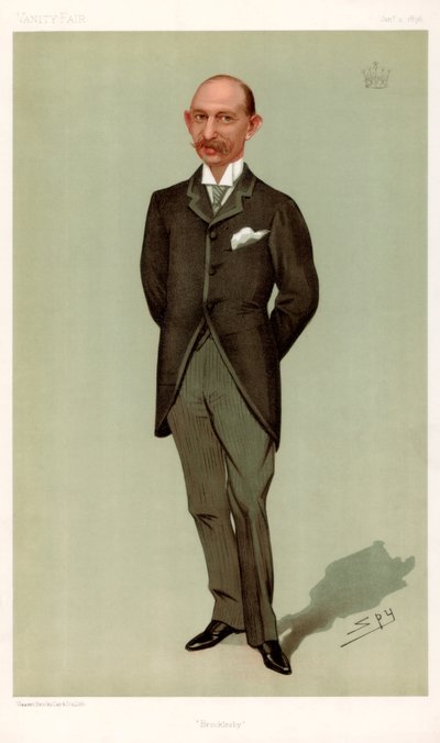 Brocklesby, o conde de Yarborough, 1896. de Leslie Matthew Ward
