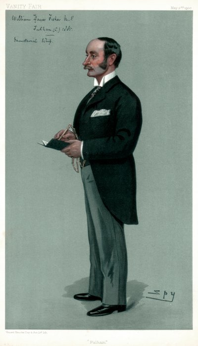 Fulham, William Hayes Fisher, político britânico, 1900. de Leslie Matthew Ward