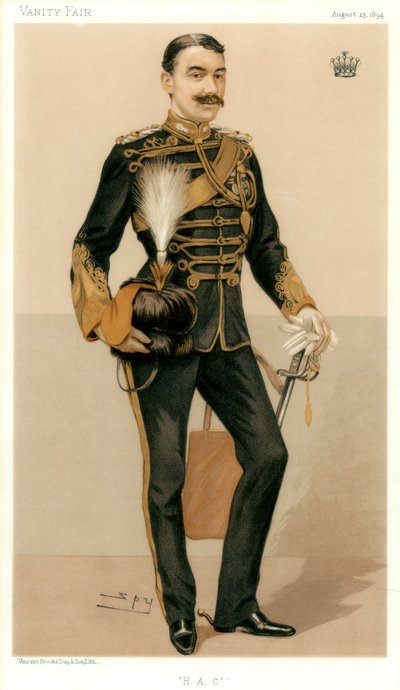 HAC, o conde de Denbigh, 1894. de Leslie Matthew Ward