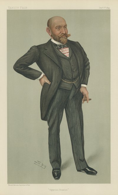 Sr. Ernest Cassel (cor litho) de Leslie Matthew Ward