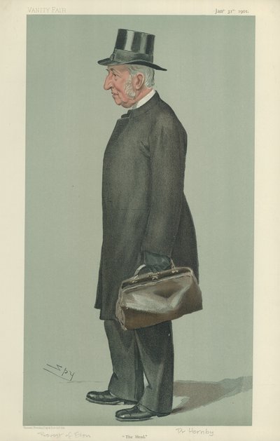 Sr. JJ Hornby, o reitor de Eton de Leslie Matthew Ward