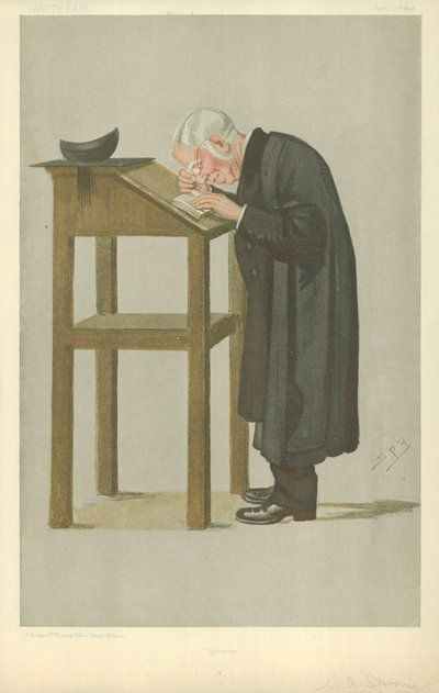 Sr. WA Spooner, Spooner, 21 de abril de 1898, desenho animado da Vanity Fair de Leslie Matthew Ward