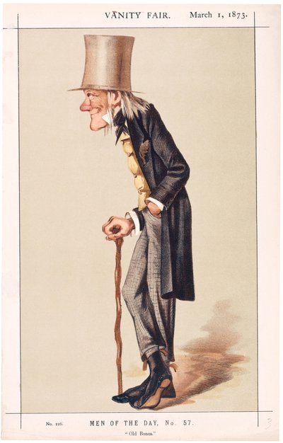 Professor Sir Richard Owen, FRS, KCB, naturalista, 1873 de Leslie Matthew Ward