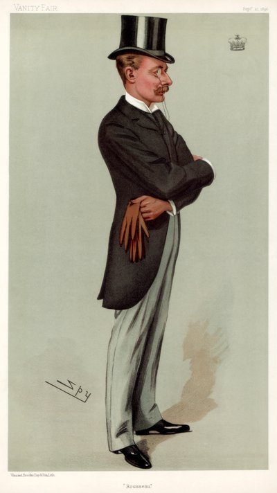 Rousseau, o duque de Bedford, 1896. de Leslie Matthew Ward