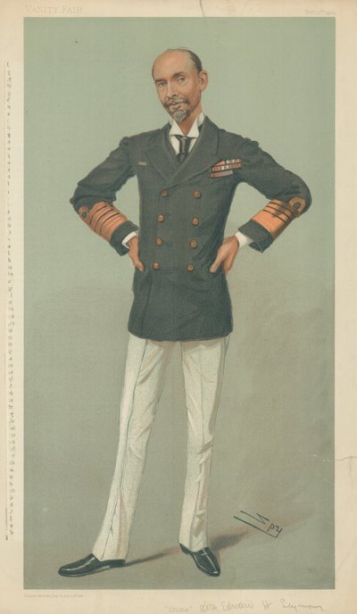 Sir Edward Hobart Seymour, China, 31 de outubro de 1901, desenho animado da Vanity Fair de Leslie Matthew Ward
