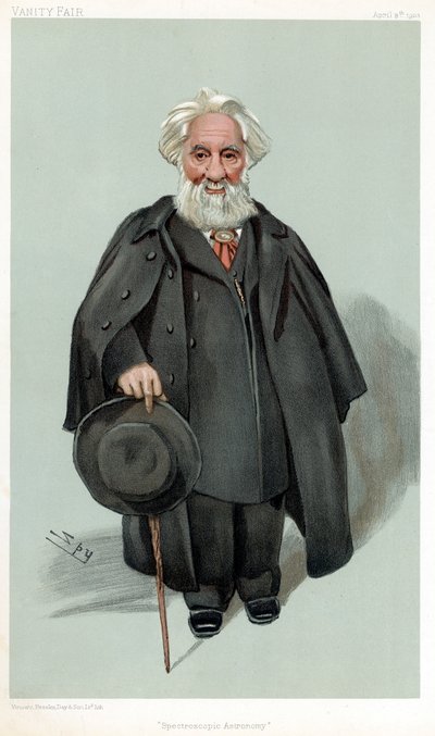 William Huggins, astrônomo e espectroscopista britânico, 1903 de Leslie Matthew Ward