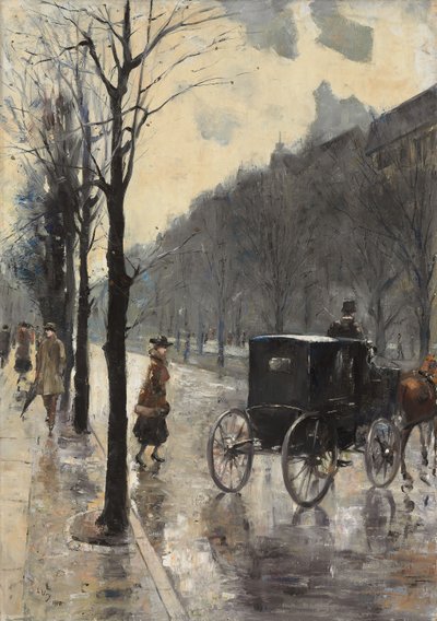 Kurfurstendamm Boulevard, 1910 de Lesser Ury