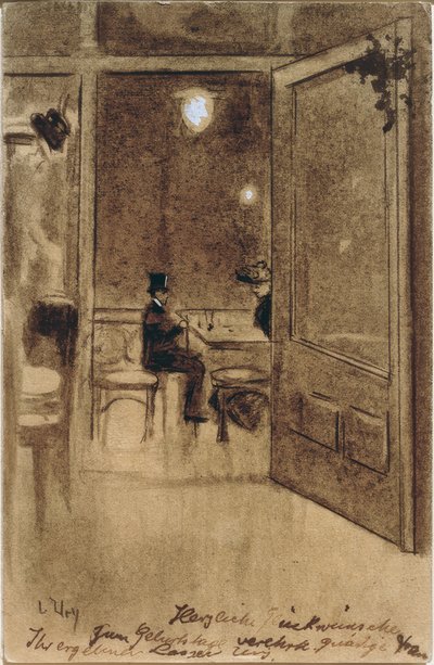 Saal Café Bauer de Lesser Ury