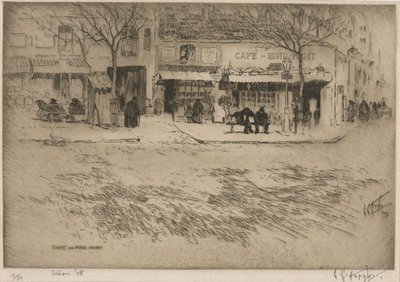 Cafe du Rond Point de Lester George Hornby