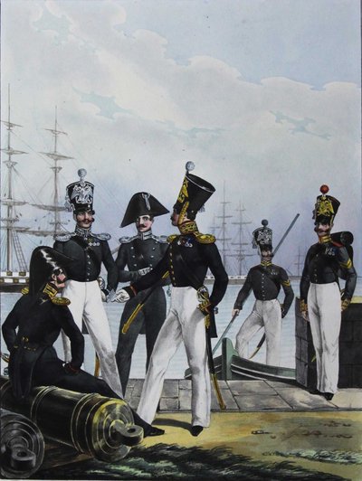 Companhia de Artilharia de Equipamento de Guardas e Companhia de Carga de Guardas, 1829 de Lev Alexandrovich Belousov