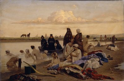 Monges. Mal preso, década de 1870 de Lev Grigoryevich Solovyev
