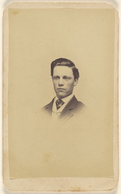 [Jovem não identificado, impresso em estilo vinheta] de Levi Mumper