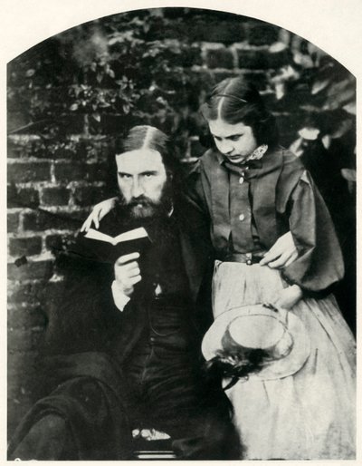 George Macdonald e sua filha Lilia Scott MacDonald, c1863, 1948. de Lewis Carroll