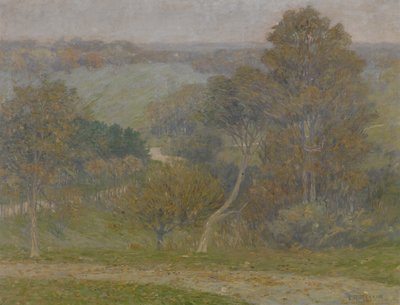 Hill and Hollow, c.1896 (óleo sobre tela) de Lewis Henry Meakin