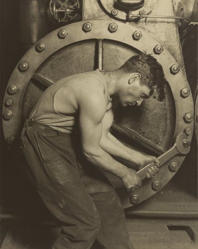 Mecânico e bomba de vapor de Lewis W. Hine