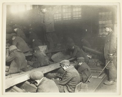 Uma visão dos trabalhadores da Ewen Breaker da Pennsylvania Coal Company de Lewis Wickes Hine