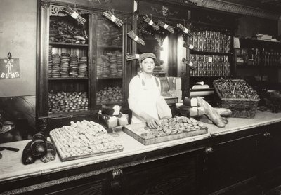 Rapaz de padaria de Lewis Wickes Hine