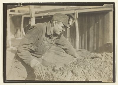 Guarda-freio de um comboio de carvão, Pensilvânia de Lewis Wickes Hine