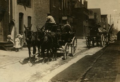 Carruagens puxadas por cavalos em Fell