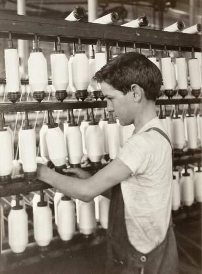 King Philip - Sala de fiação de mulas de Lewis Wickes Hine