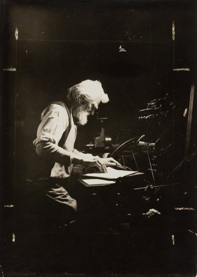 Impressor e artesão de Lewis Wickes Hine