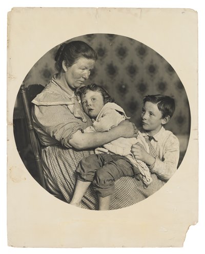 Madona num prédio de habitação de Lewis Wickes Hine