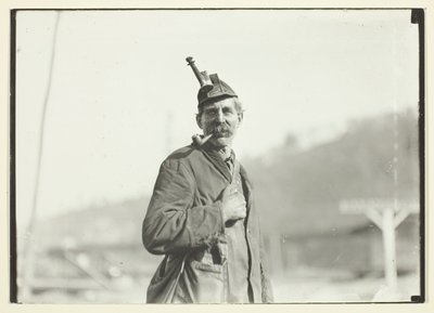 Mineiro de carvão galês, mina da Virgínia Ocidental de Lewis Wickes Hine