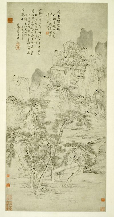 Paisagem: belas paisagens congeladas no nevoeiro de Li Shizhuo