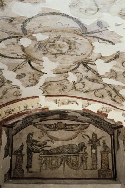 Egipto, Alexandria, Catacumbas de Kom-esh-Shuqafa, Interior do hipogeum de Tardan de Unbekannt Unbekannt