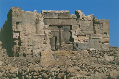 Egito. Antigo Aghurmi em Siwa (Siwah) Oasis. Templo do Oráculo ou templo de Amon. 26ª Dinastia, 664-525 a.C. de Unbekannt Unbekannt
