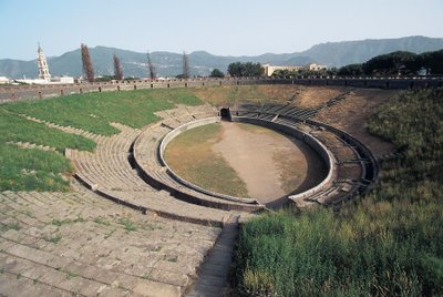 Itália, Região Campania, Pompéia, anfiteatro (foto) de Unbekannt Unbekannt