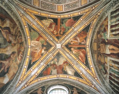 Itália, Região Lombardia, Milão, Capela de Santa Corona abóbada na igreja de Santa Maria delle Grazie de Unbekannt Unbekannt