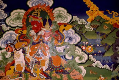 Pintura Mural do Mosteiro Lamayuru de Lamayuru, Laddakh, Índia de Unbekannt Unbekannt