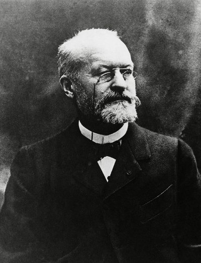 Retrato de Charles Louis Alphonse Laveran (1845-1922), médico bacteriologista francês, Prêmio Nobel de Medicina em 1907, foto de Eugene Pirou (1841-1909) de Unbekannt Unbekannt