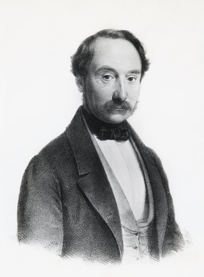 Retrato de Francesco Rizzoli (1809-1880), político italiano, médico e cirurgião, gravura de Unbekannt Unbekannt
