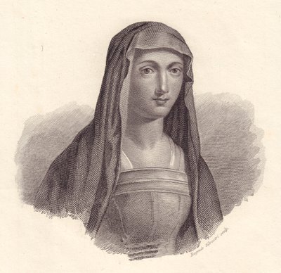 Retrato do escultor italiano Properzia de