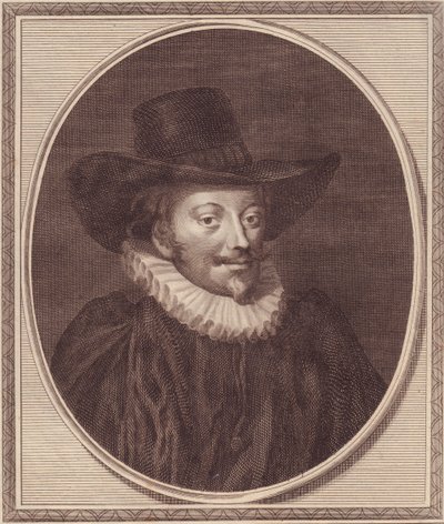Retrato de John Williams (1582-1650), Arcebispo de York, gravura em cobre de John Goldar (1729-1795) de Unbekannt Unbekannt