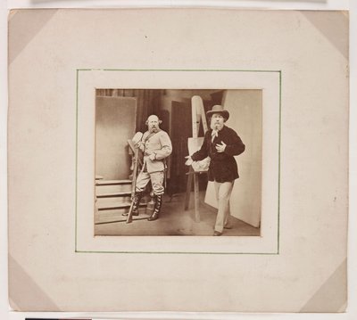 Rejlander apresenta Rejlander, o Voluntário, c 1865 de Unbekannt Unbekannt