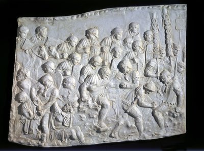 Primeiros socorros a um soldado romano, friso Trajans de Unbekannt Unbekannt